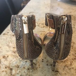 Michael Kors Snakeskin Heels